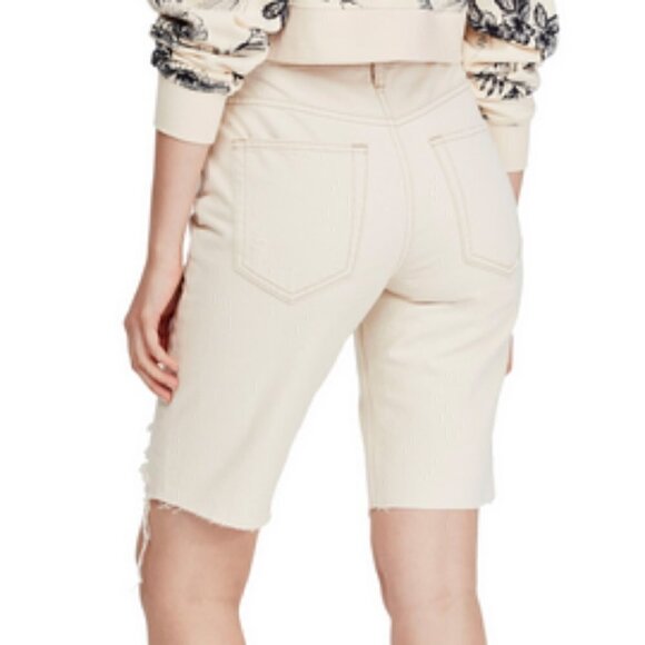NWOT Free People Cutoff Denim Shorts - Picture 3 of 12